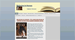 Desktop Screenshot of believinginhorses.com